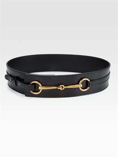 gucci horsebit waist belt|Gucci belt saks off fifth.